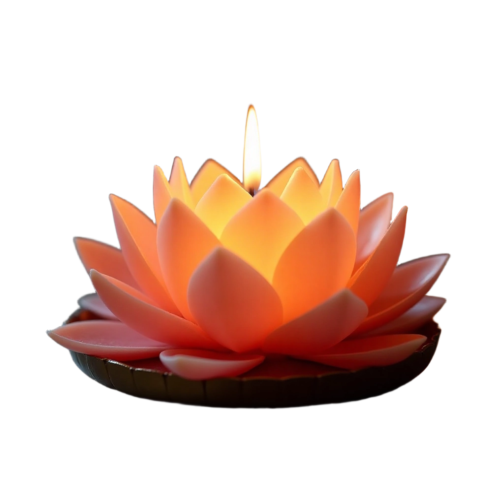 Lotus Candle